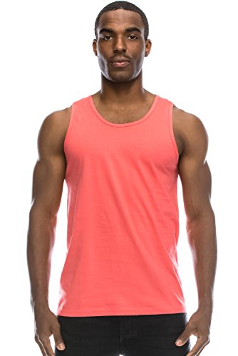 JC DISTRO Mens Basic Solid Tank Top Jersey Casual Shirts (Size Upto 3XL, Various Color)