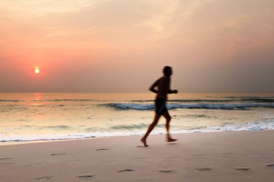 Man Jogging. Benefits Of Jogging