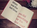 learning something new
