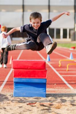 talented kid running