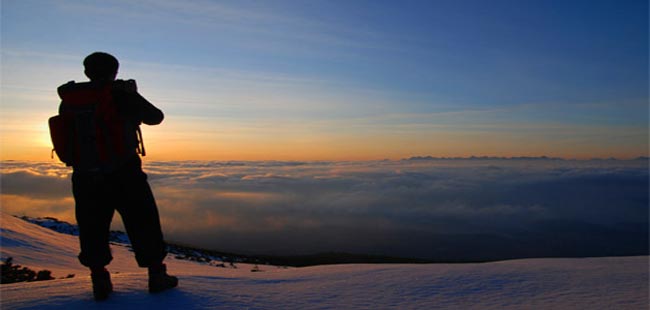goal setting - top of mountain goal setting