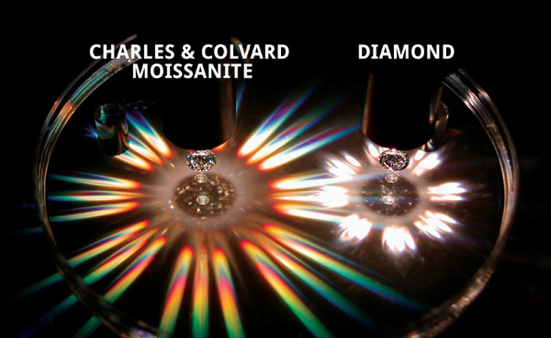 moissanite diamond comparison