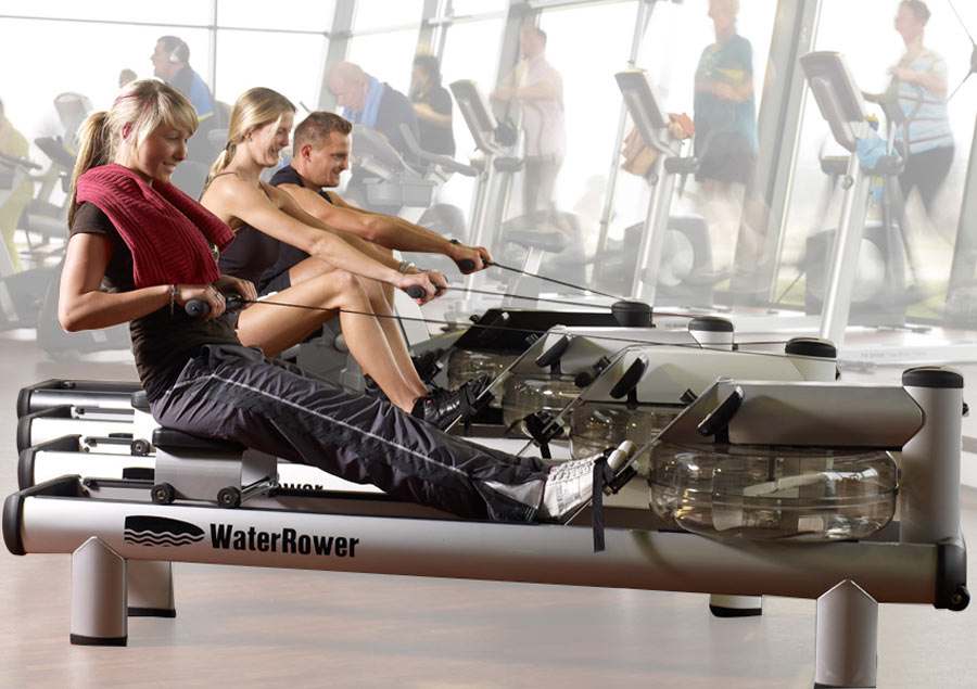 6 Day Waterrower workout benefits with Comfort Workout Clothes